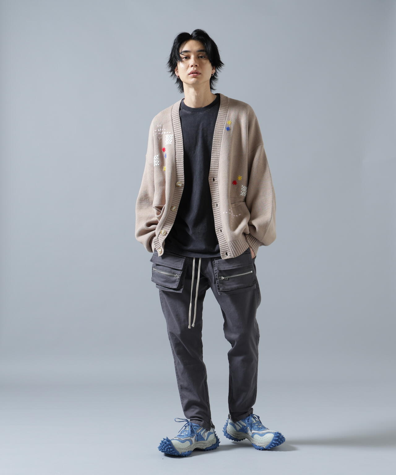 【WEB&DEPOT限定】DankeSchon/ダンケシェーン/HAND STITCH KNIT CARDIGAN