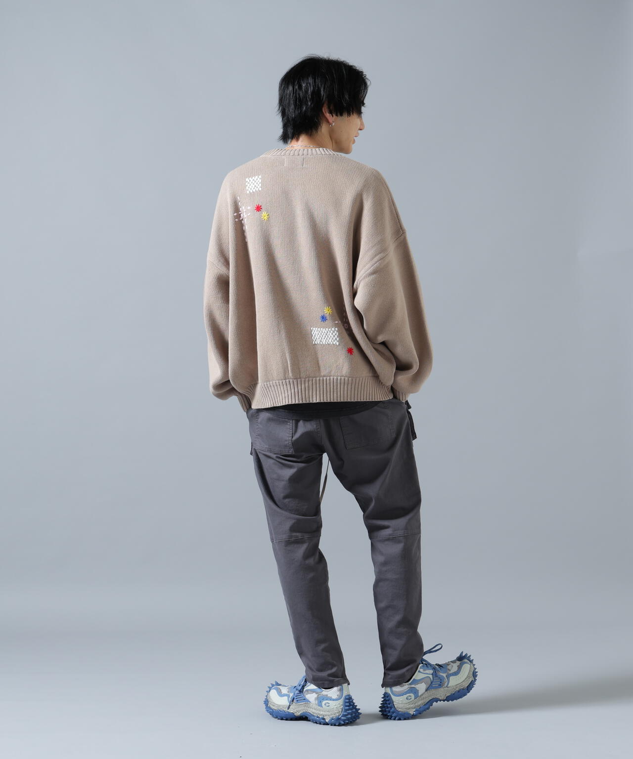【WEB&DEPOT限定】DankeSchon/ダンケシェーン/HAND STITCH KNIT CARDIGAN