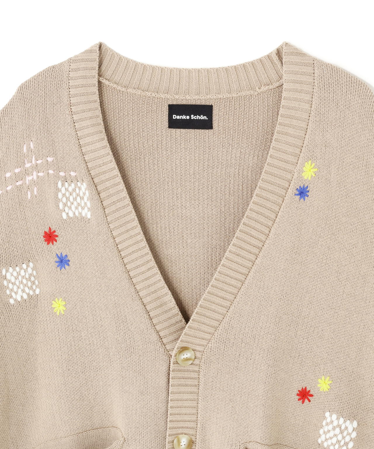 【WEB&DEPOT限定】DankeSchon/ダンケシェーン/HAND STITCH KNIT CARDIGAN
