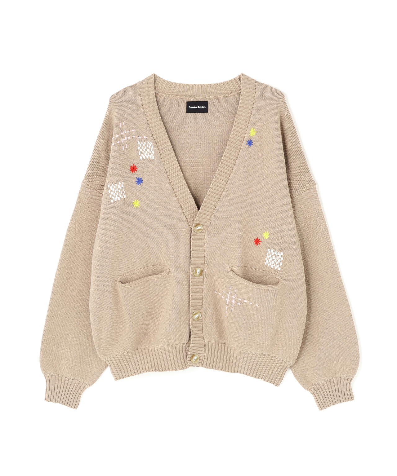 【WEB&DEPOT限定】DankeSchon/ダンケシェーン/HAND STITCH KNIT CARDIGAN
