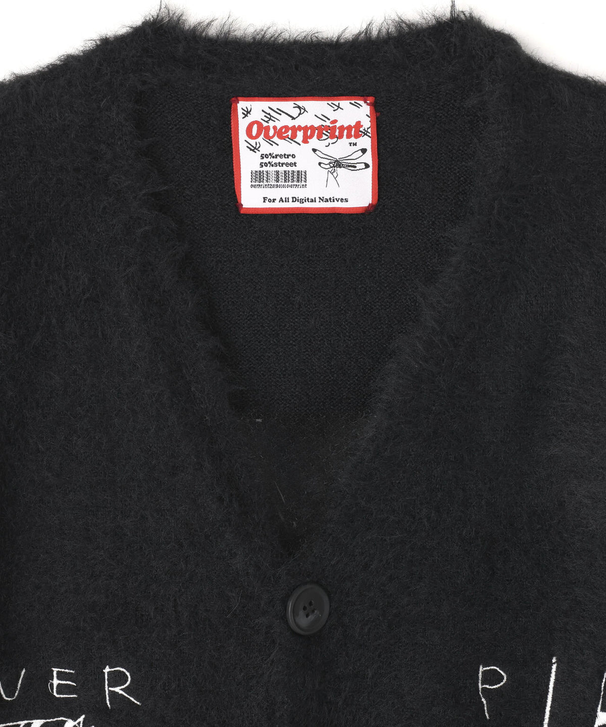 overprint/オーバープリント/PINC NOISE MOHAIR CARDIGAN