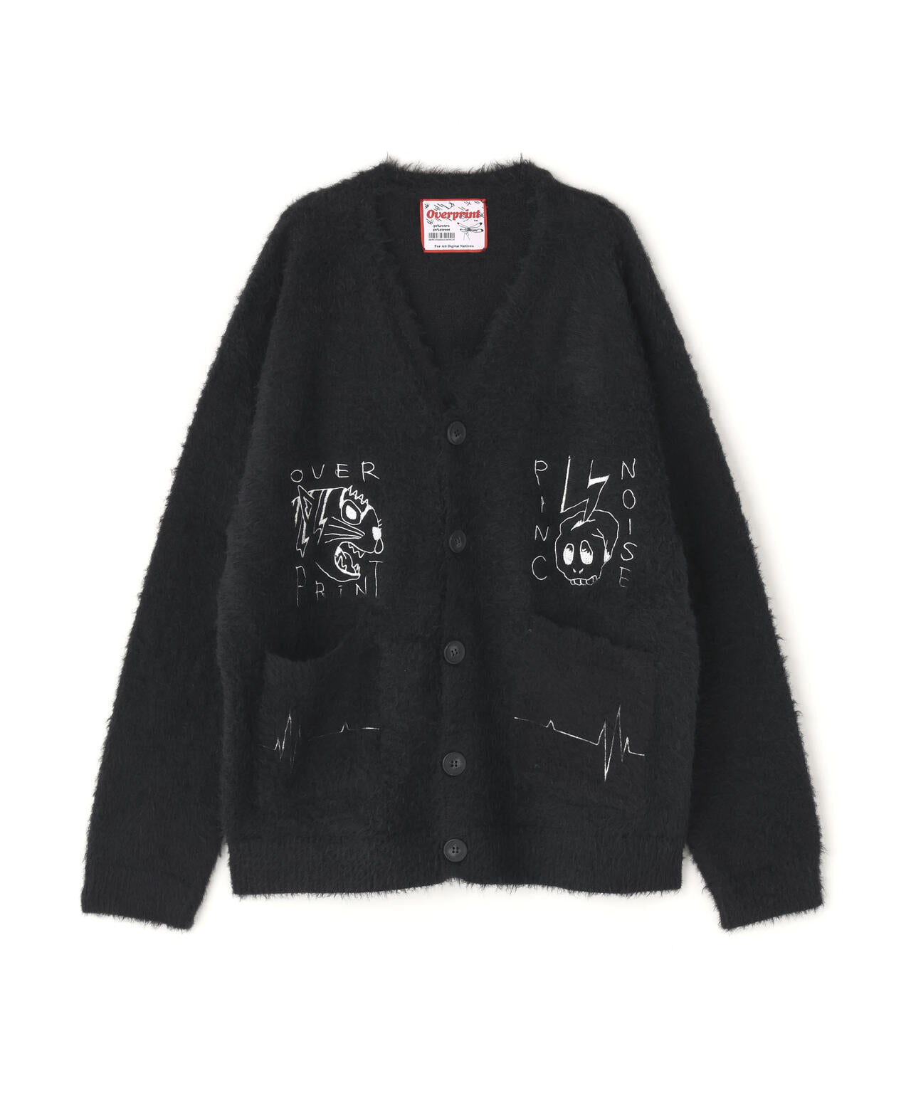 overprint/オーバープリント/PINC NOISE MOHAIR CARDIGAN