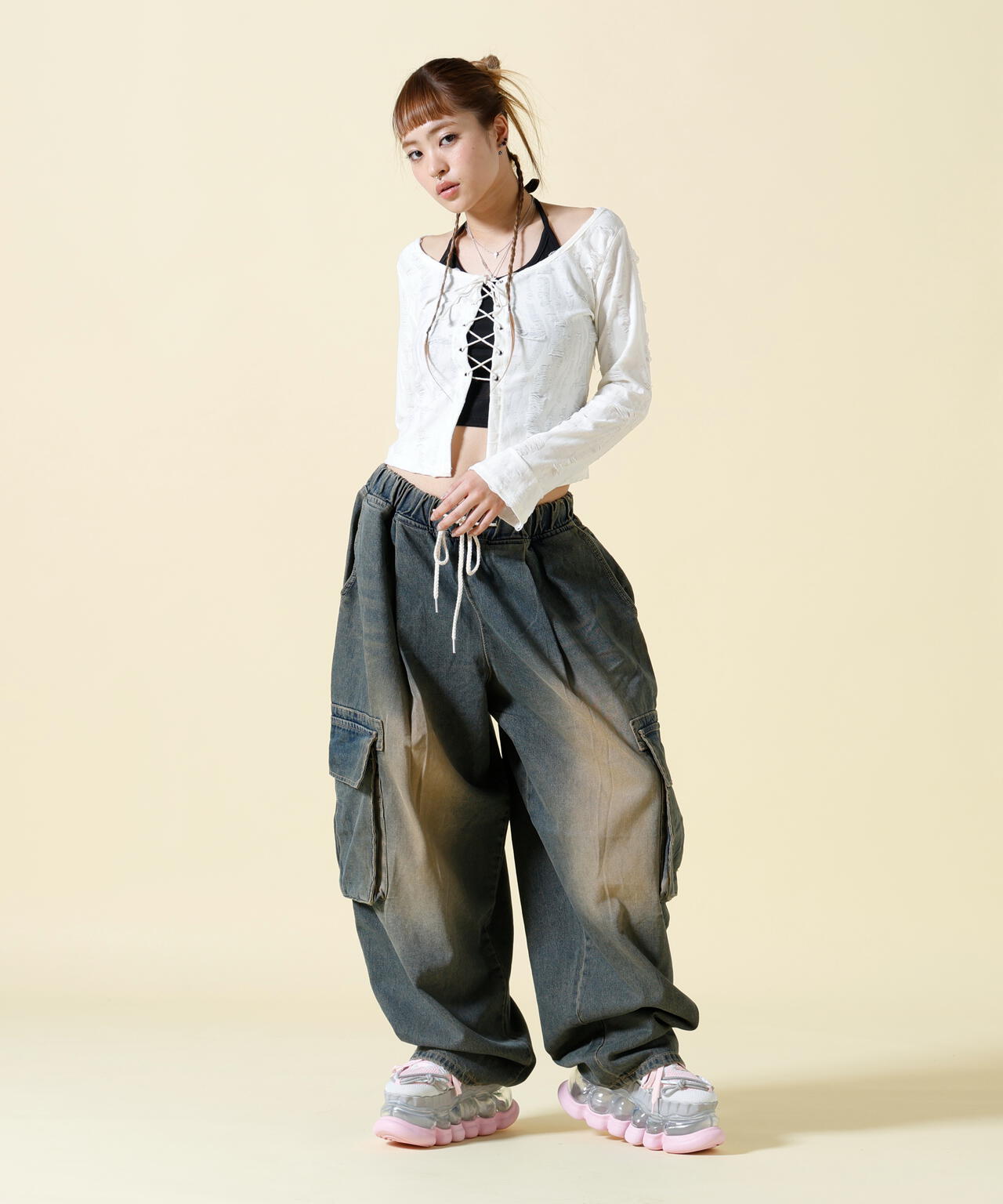 SIS/エスアイエス/Damage Cardigan