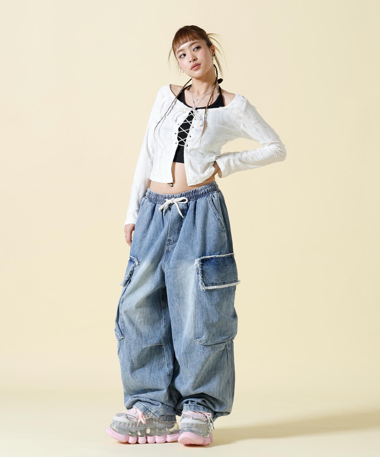 SIS/エスアイエス/Damage Cardigan