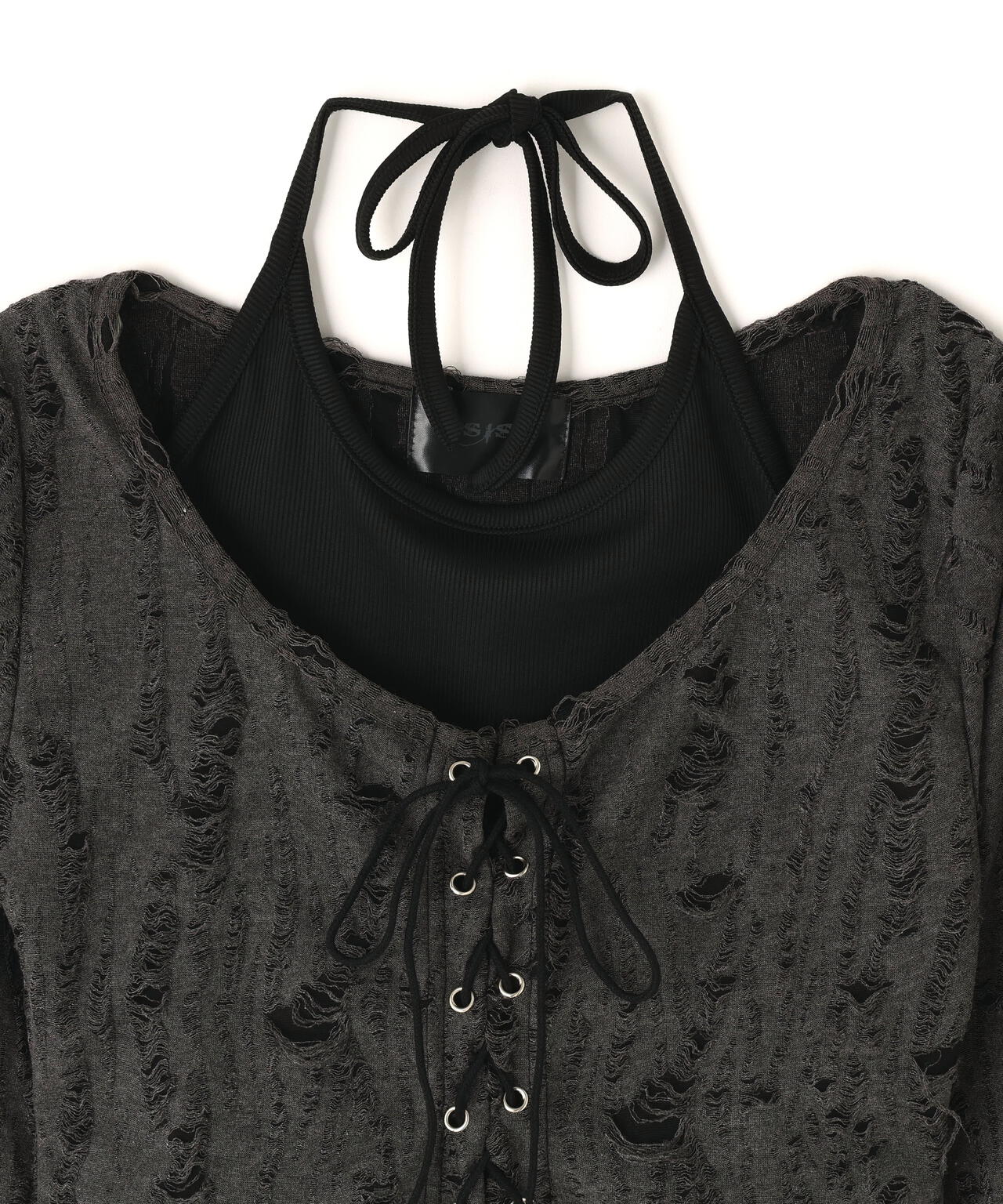 SIS/エスアイエス/Damage Cardigan