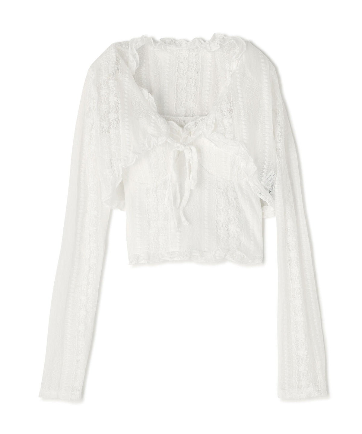 SIS/エスアイエス/frill cardigan&tops