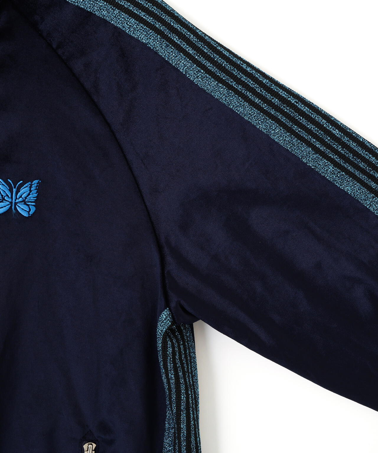 NEEDLES/ニードルズ/【LHP EXCLUSIVE】TRACK JACKET - C/PE VELOUR(NAVY)