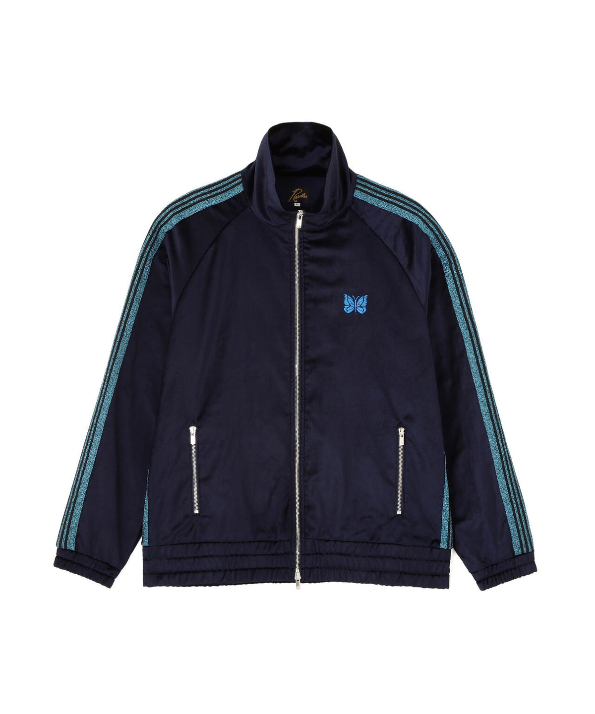 NEEDLES/ニードルズ/【LHP EXCLUSIVE】TRACK JACKET - C/PE VELOUR(NAVY)