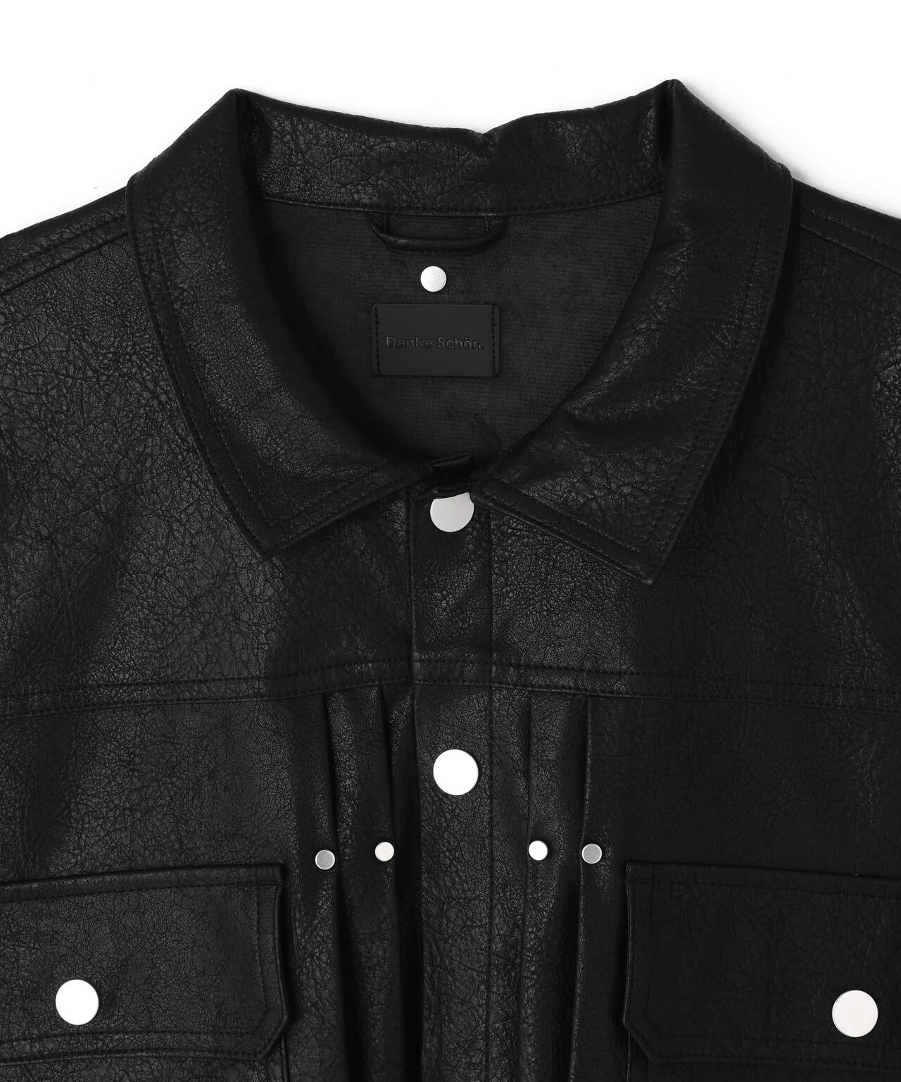 DankeSchon/ダンケシェーン/FAUX LEATHER 2nd JACKET