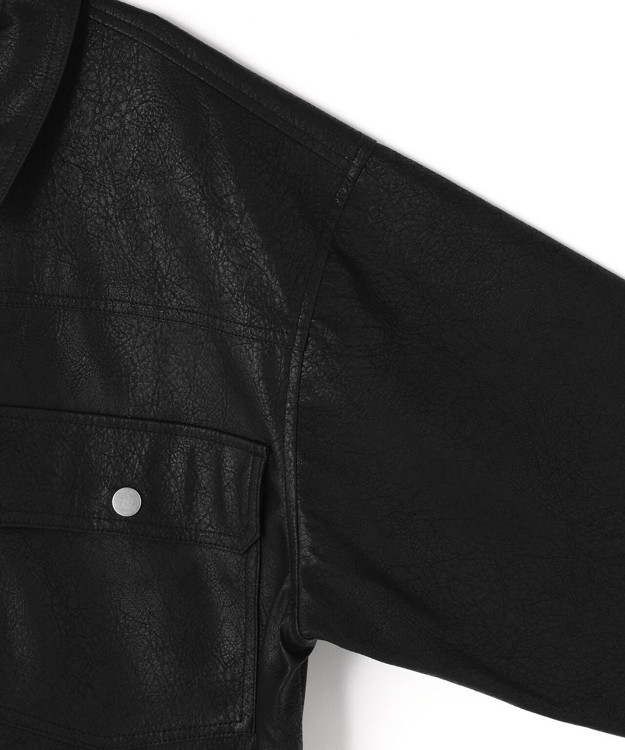 DankeSchon/ダンケシェーン/FAUX LEATHER 2nd JACKET