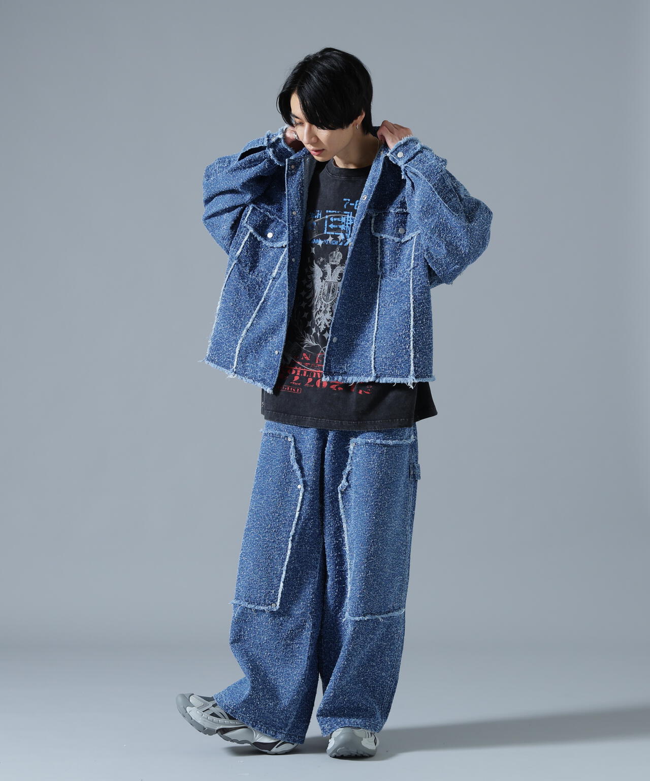 H:180cm C:88cm W:69cm H:90cm 着用サイズ:L