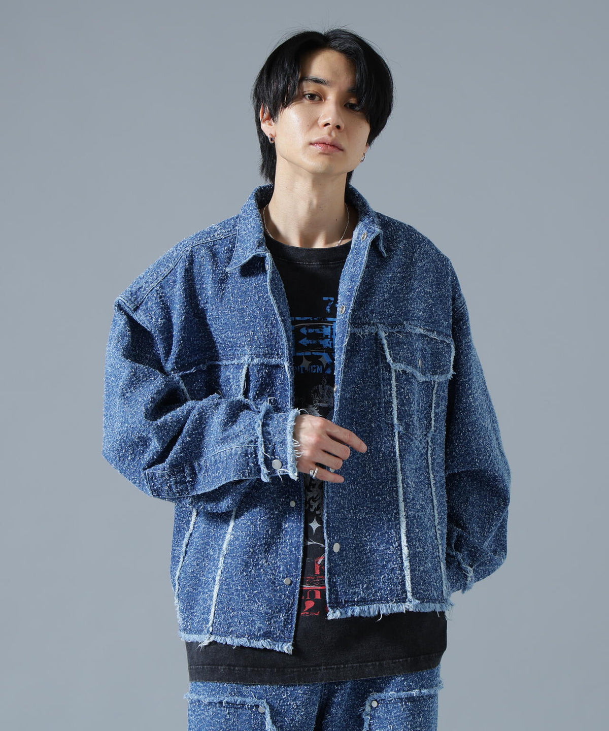 DankeSchon/ダンケシェーン/NEEDLEPUNCH DENIM 3RD JACKET