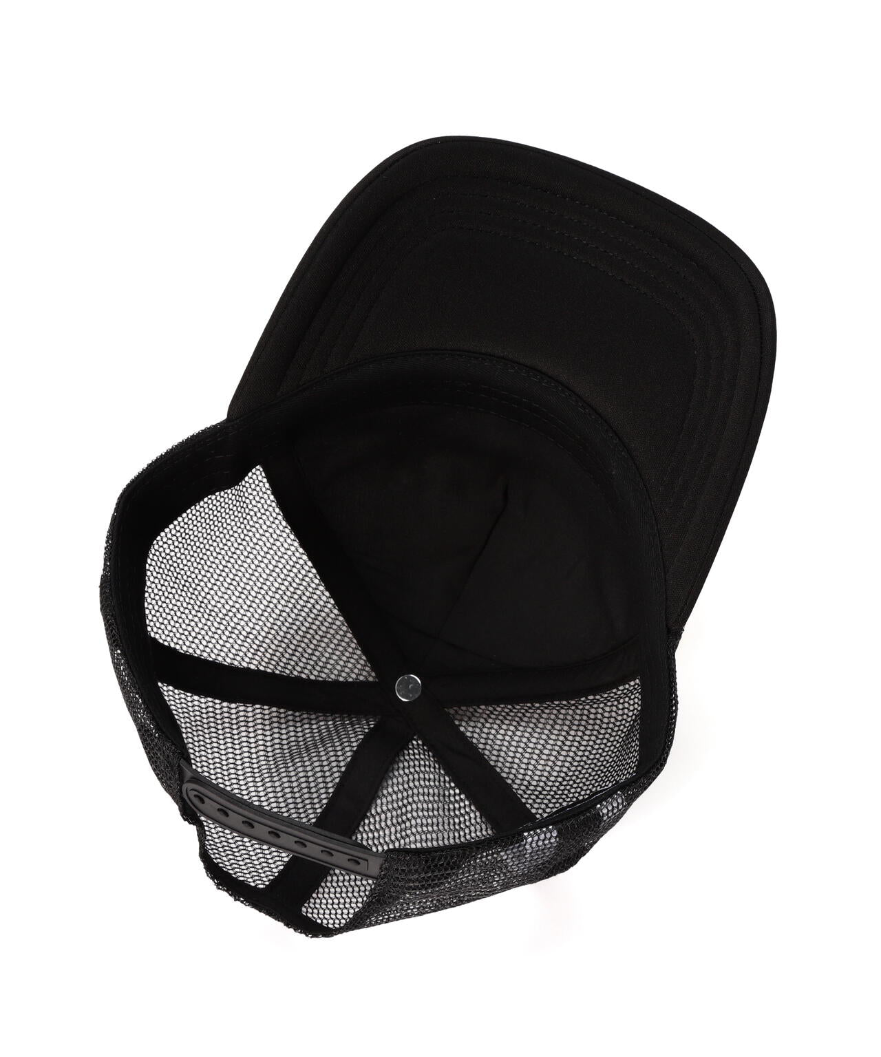 UNKNOWNLONDON/アンノウンロンドン/Dagger Cross Leather Patch Mash Cap