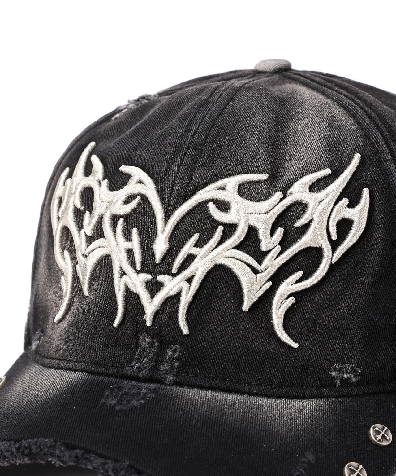 SUPPLIER/サプライヤー/Ripped Brim Heart Tribal 6 Panel Cap