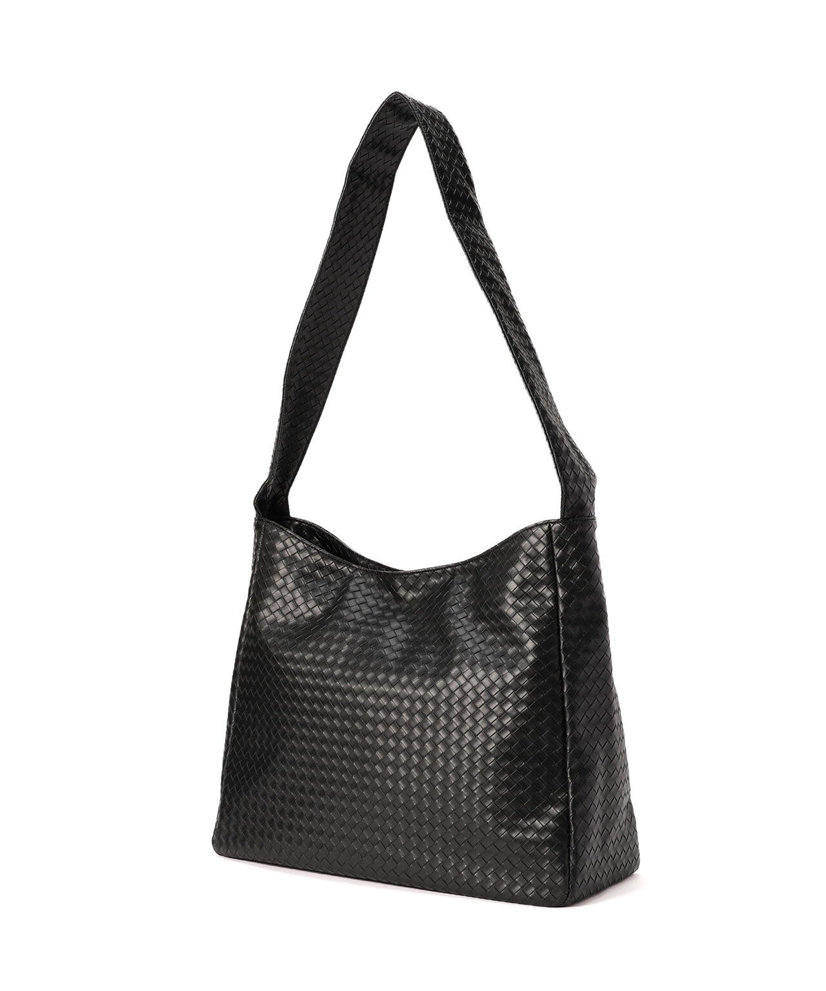 DankeSchon/ダンケシェーン/FAUX LEATHER WOVEN BAG