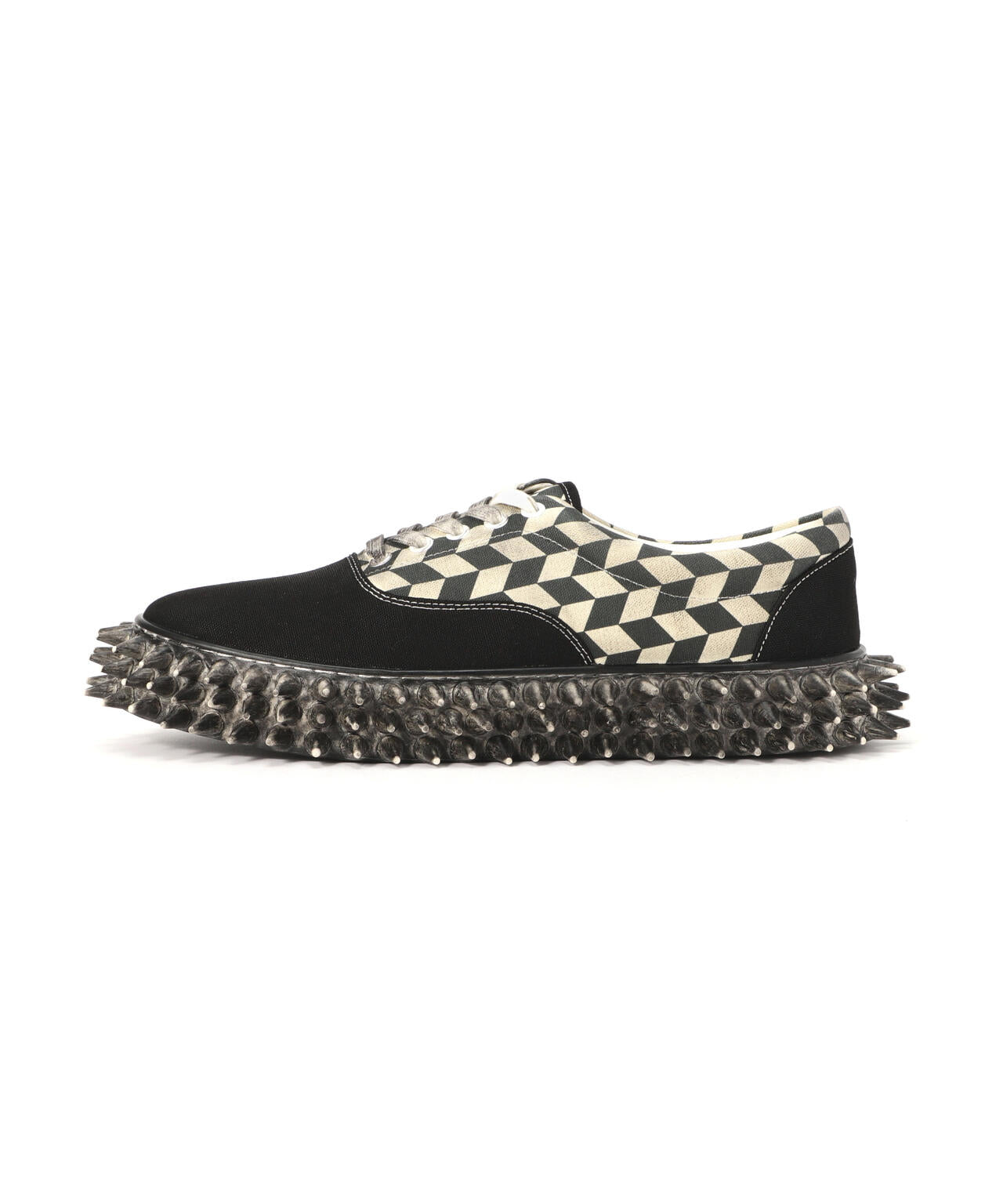 doublet/ダブレット/DIRTY SPIKE CANVAS SNEAKER