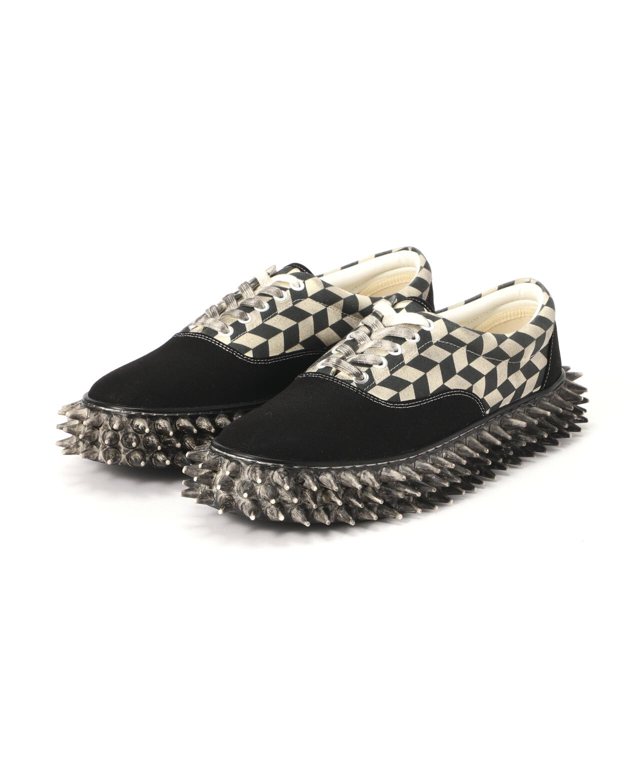 doublet/ダブレット/DIRTY SPIKE CANVAS SNEAKER