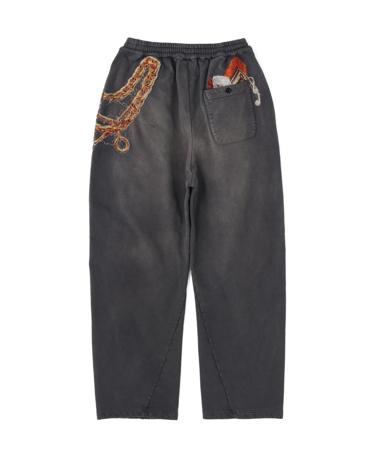 doublet/ダブレット/TROMPE L’OEIL EMBROIDERYSWEATPANTS