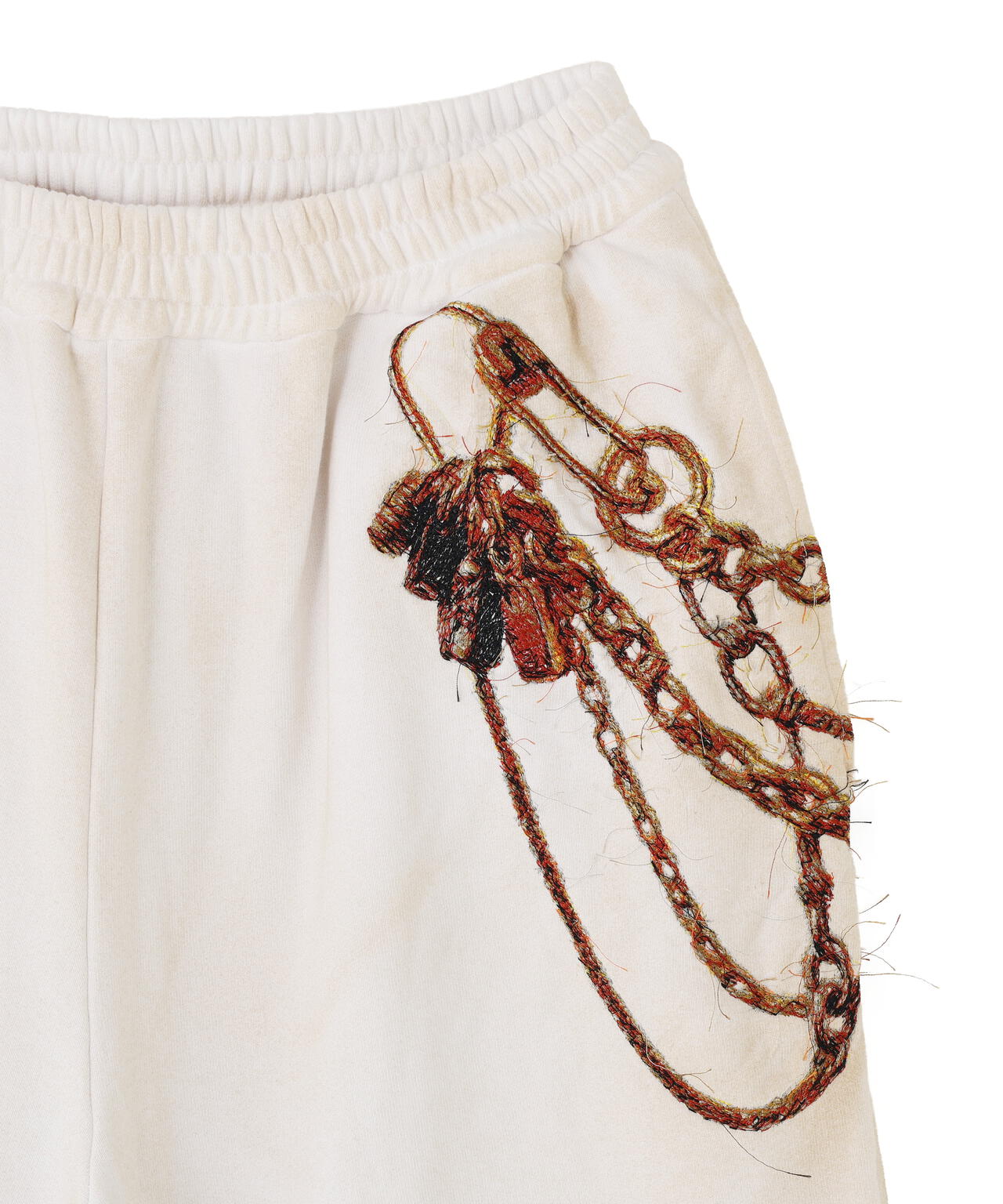 doublet/ダブレット/TROMPE L’OEIL EMBROIDERYSWEATPANTS