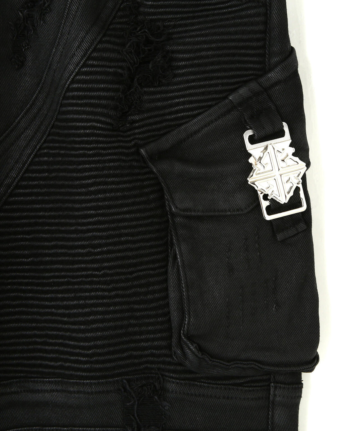 GUAPI/グアピ/Black Ops Waxed Straight Leg Denim