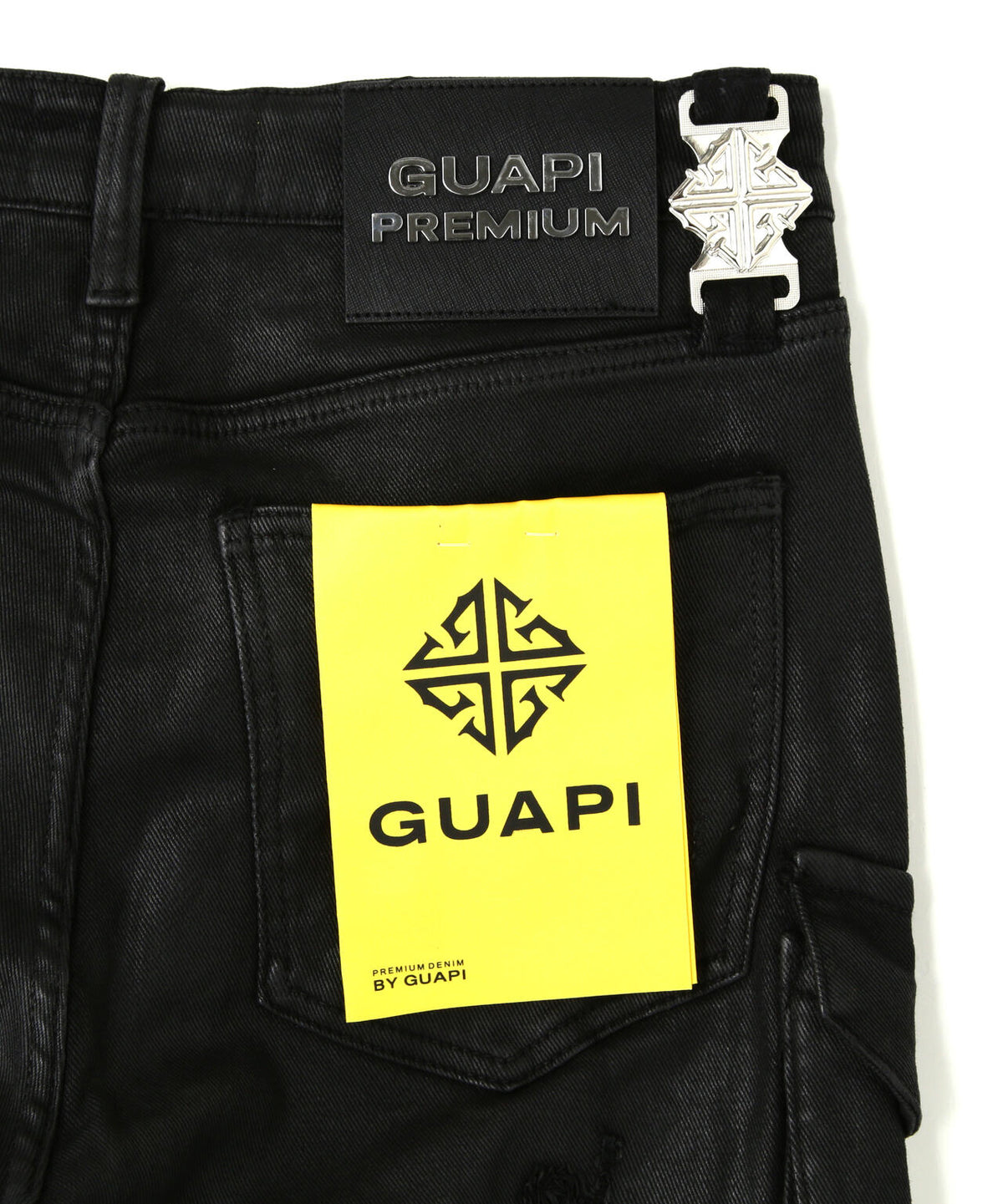 GUAPI/グアピ/Black Ops Waxed Straight Leg Denim