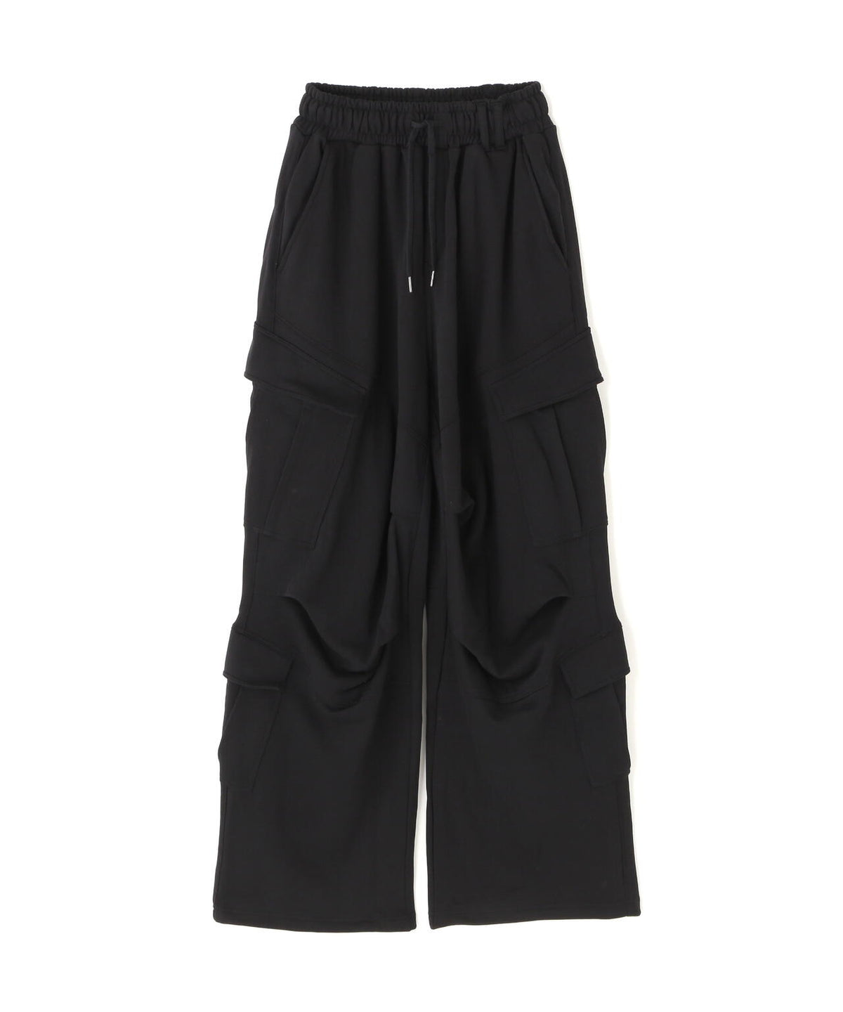 NOT4NERD/ノットフォーナード/DIAGONAL PANEL DART CARGO SWEAT PANTS。
