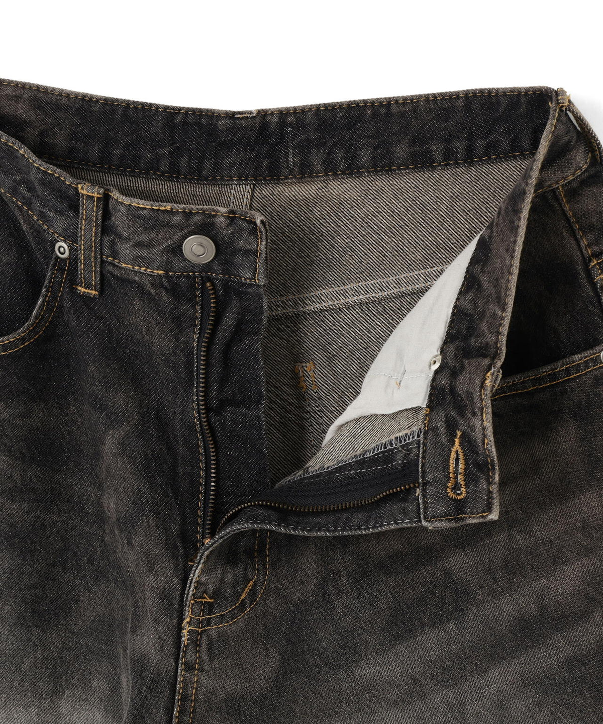 SIS/エスアイエス/Washed Wide Denim Pants