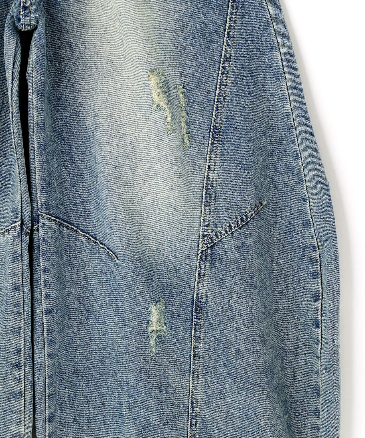 SIS/エスアイエス/Washed Wide Denim Pants