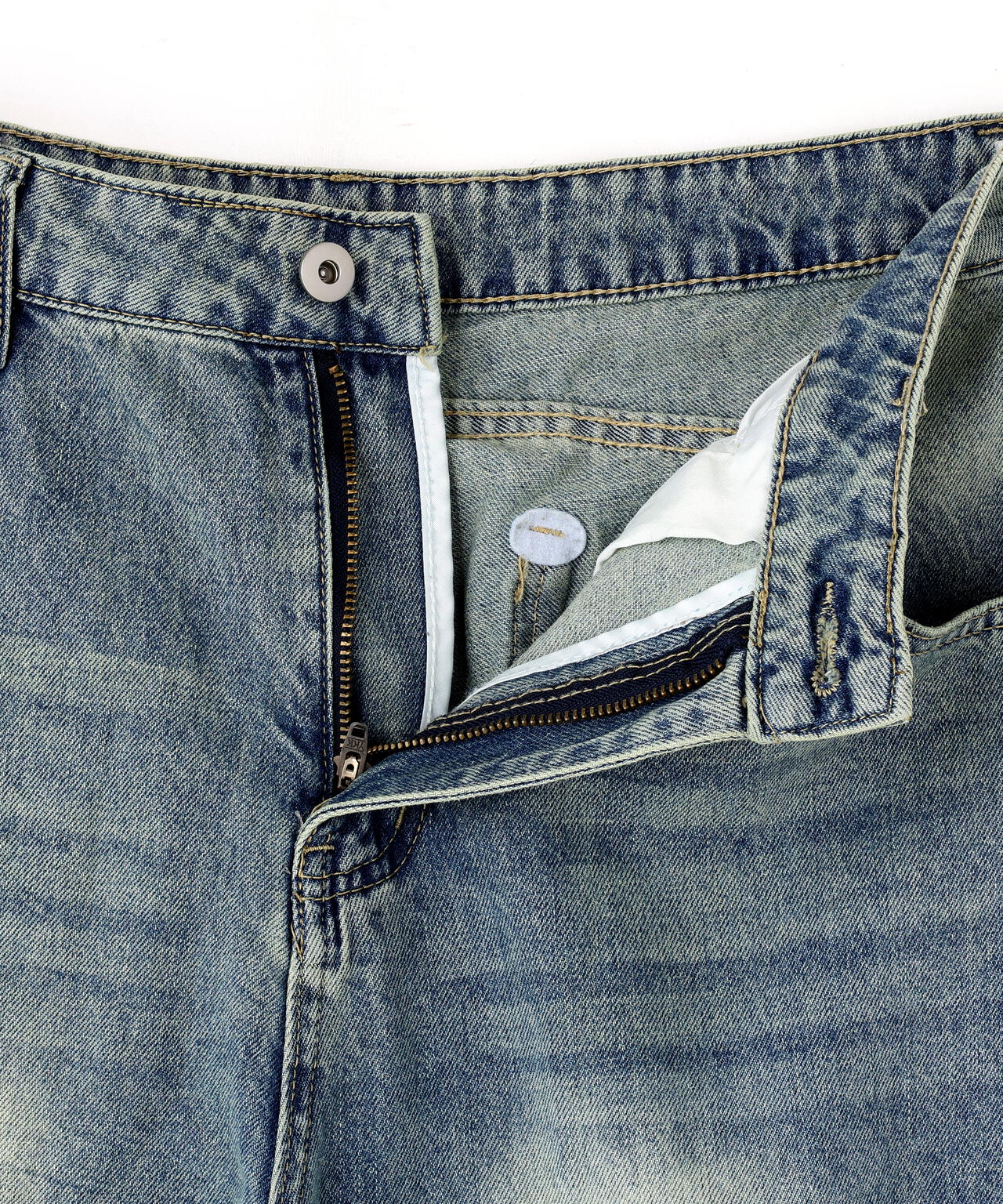 SIS/エスアイエス/Washed Wide Denim Pants