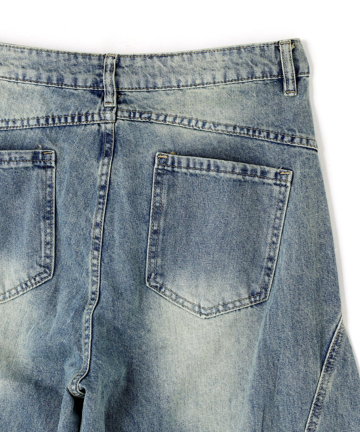 SIS/エスアイエス/Washed Wide Denim Pants