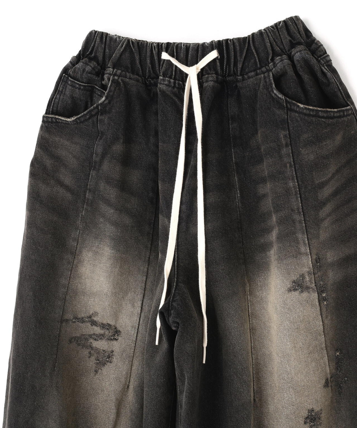 SIS/エスアイエス/Washed Wide Denim Pants