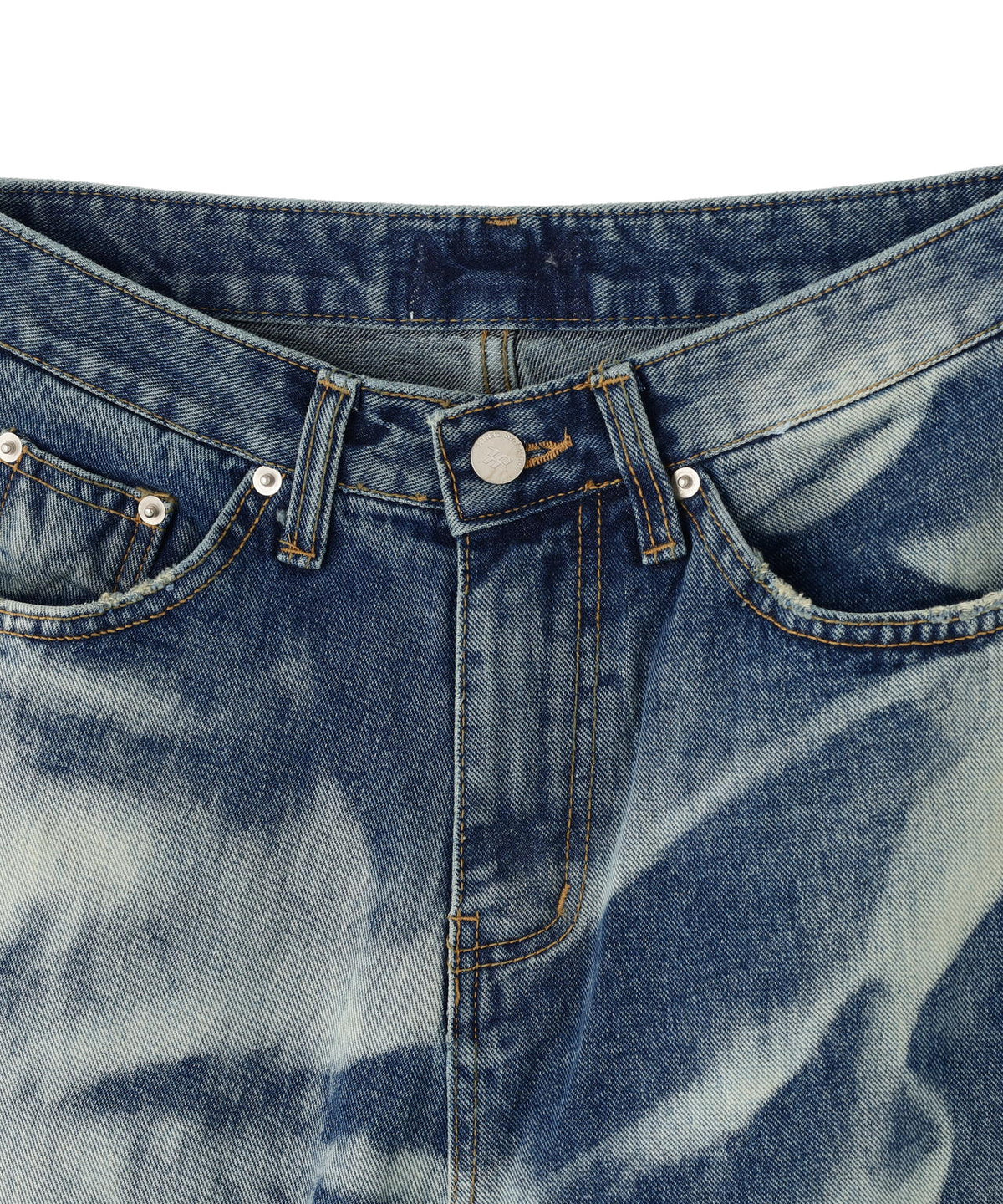 SIS/エスアイエス/Heart Bleach Denim Pants