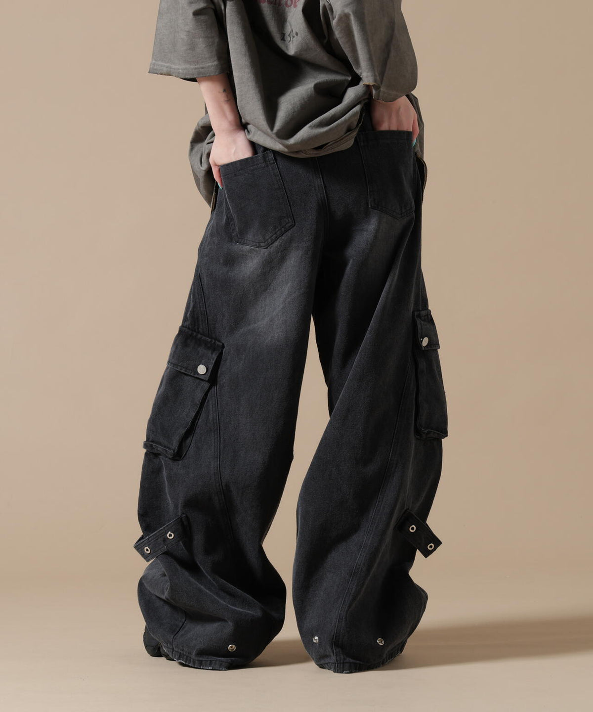 SIS/エスアイエス/Side Pocket Damage Denim Pants