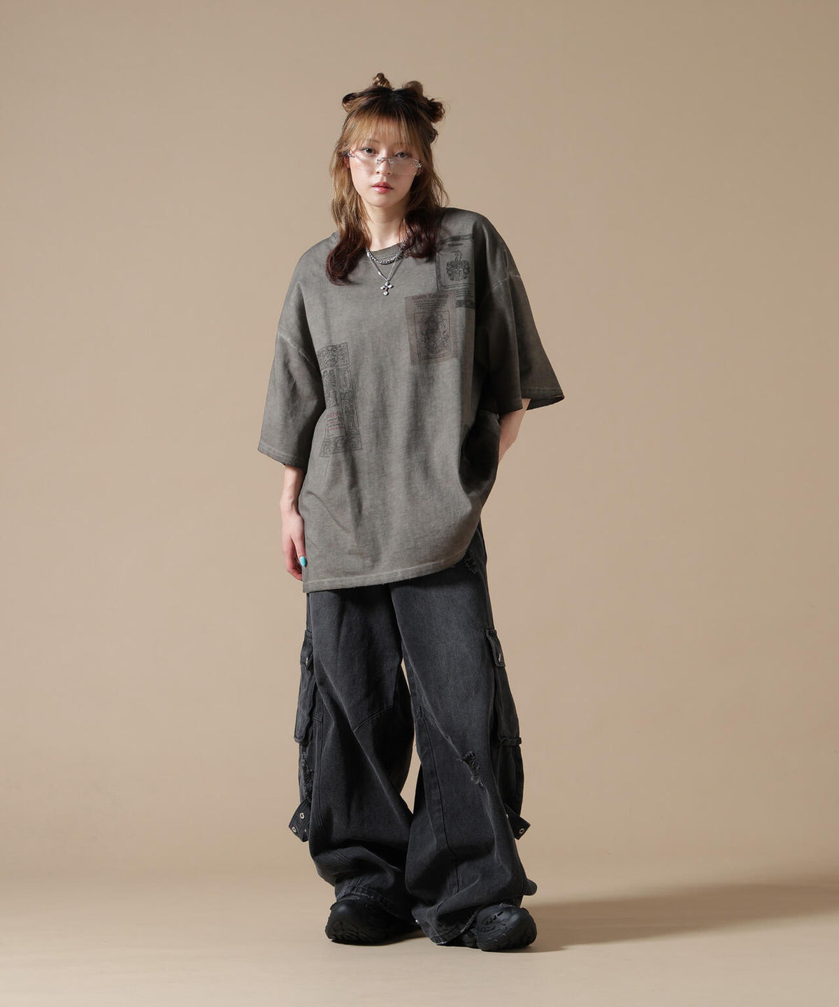 SIS/エスアイエス/Side Pocket Damage Denim Pants