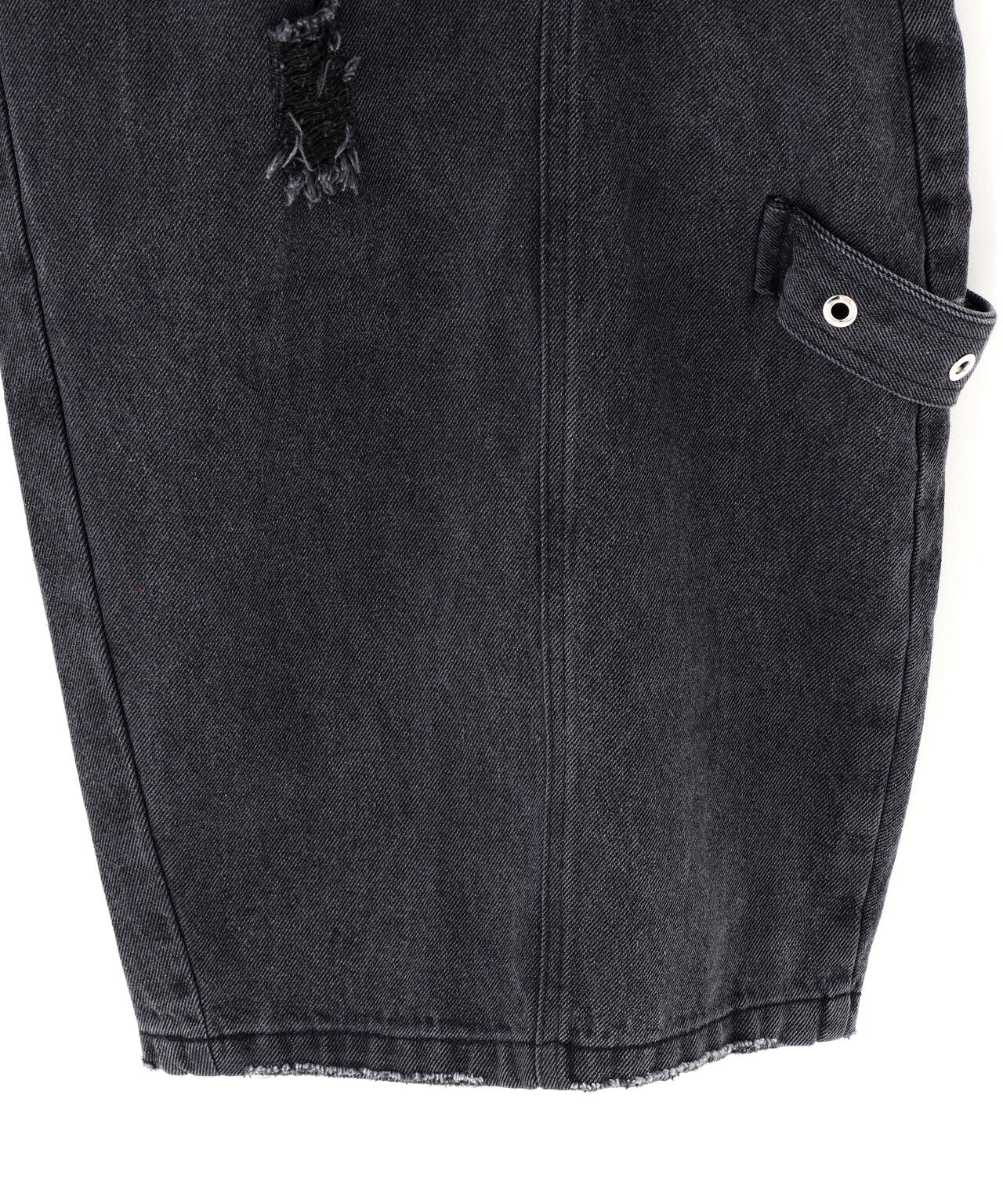 SIS/エスアイエス/Side Pocket Damage Denim Pants