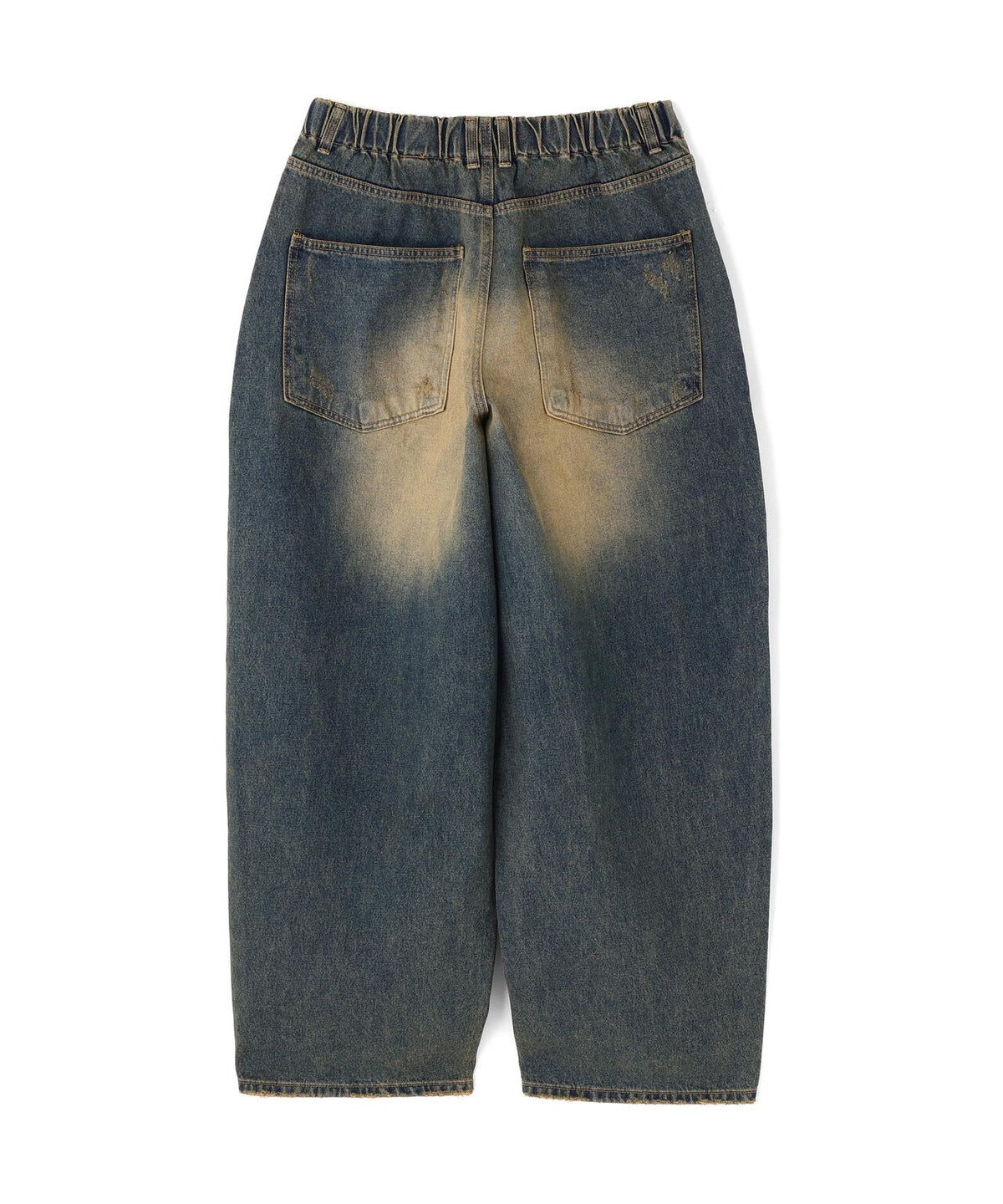 SIS/エスアイエス/Washed Wide Denim pants
