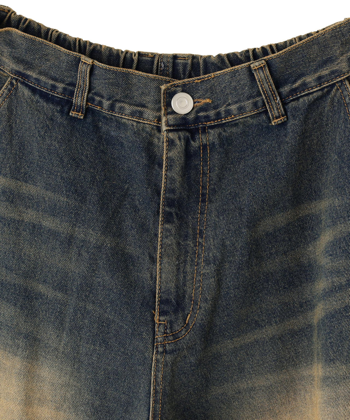 SIS/エスアイエス/Washed Wide Denim pants