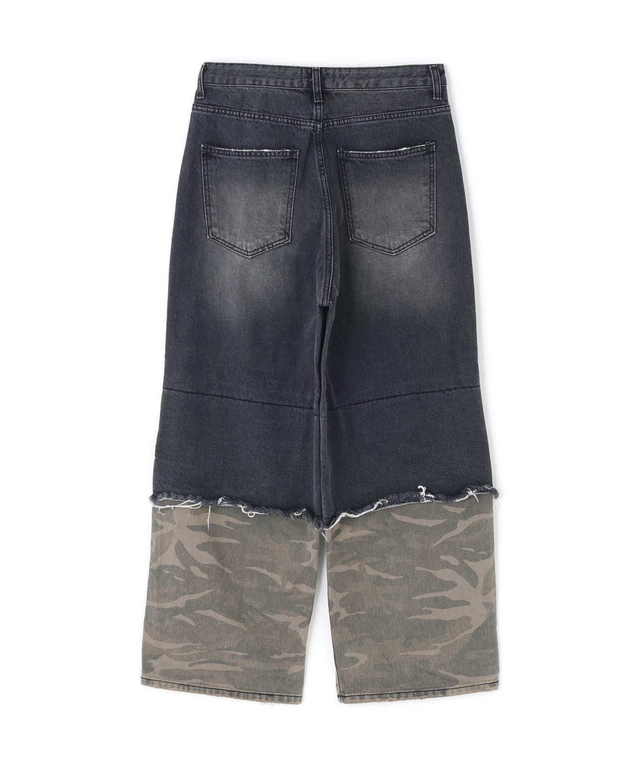 SIS/エスアイエス/Layered Camo Denim Pants
