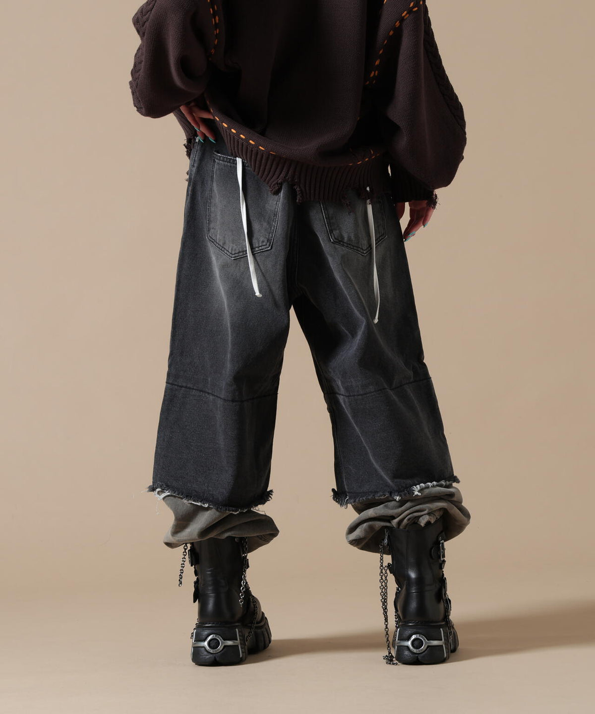 SIS/エスアイエス/Layered Camo Denim Pants