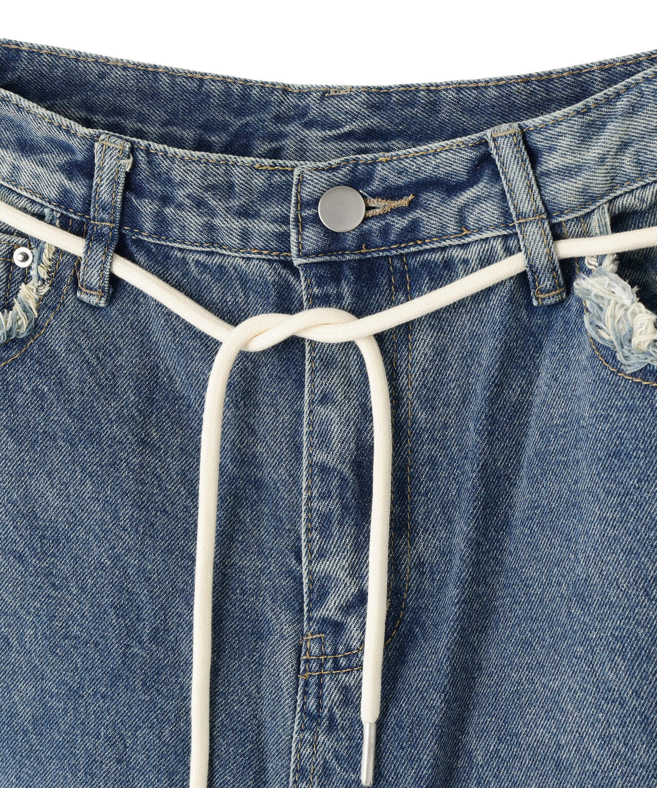 SIS/エスアイエス/Side Fringe Denim Pants