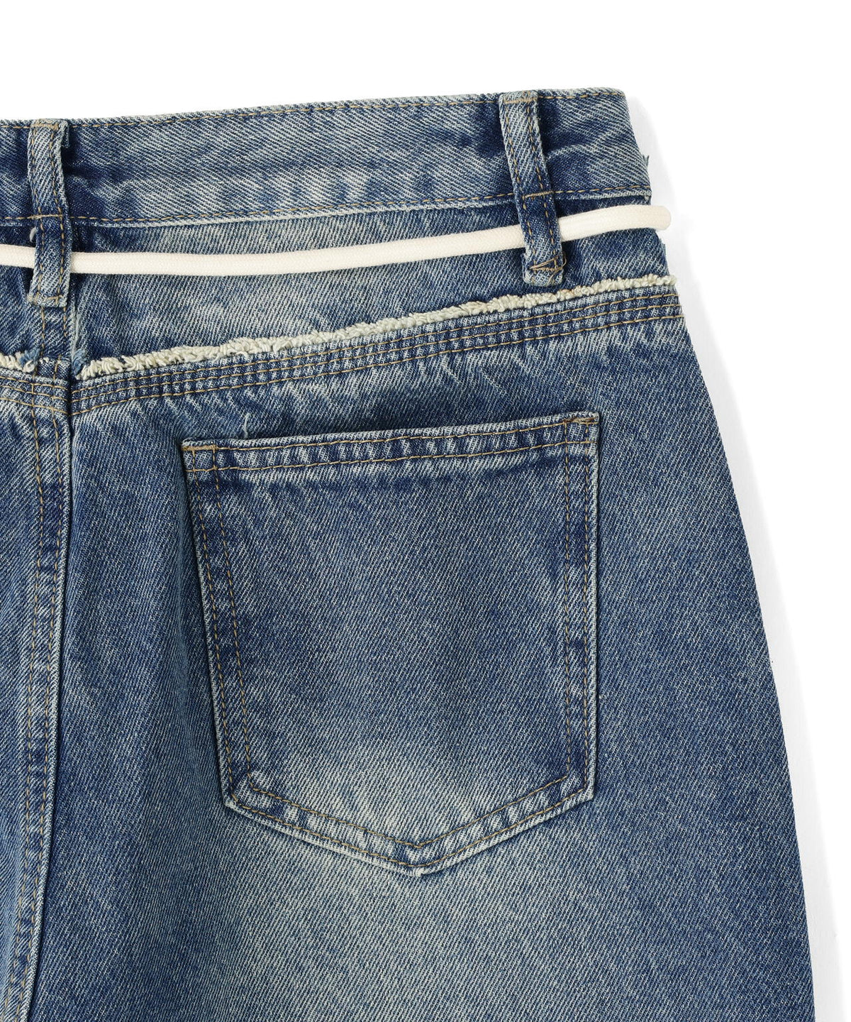 SIS/エスアイエス/Side Fringe Denim Pants