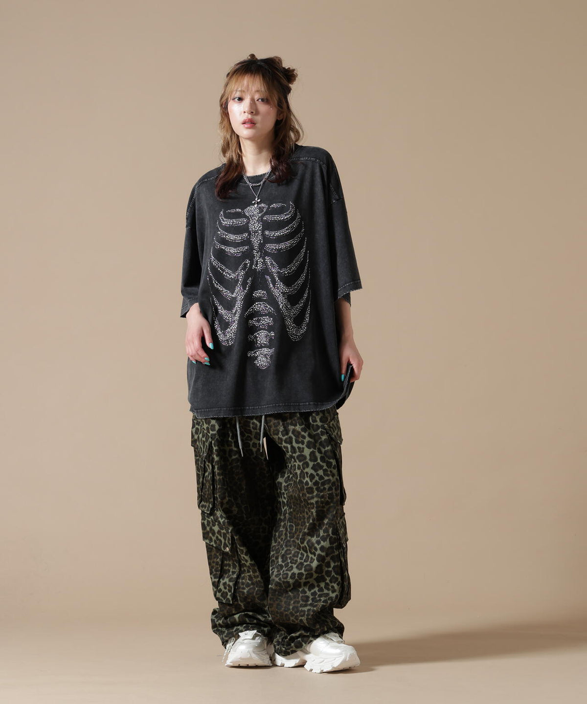 SIS/エスアイエス/Leopard Wide Pants