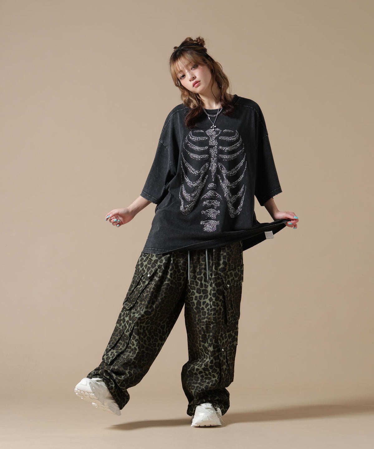 SIS/エスアイエス/Leopard Wide Pants