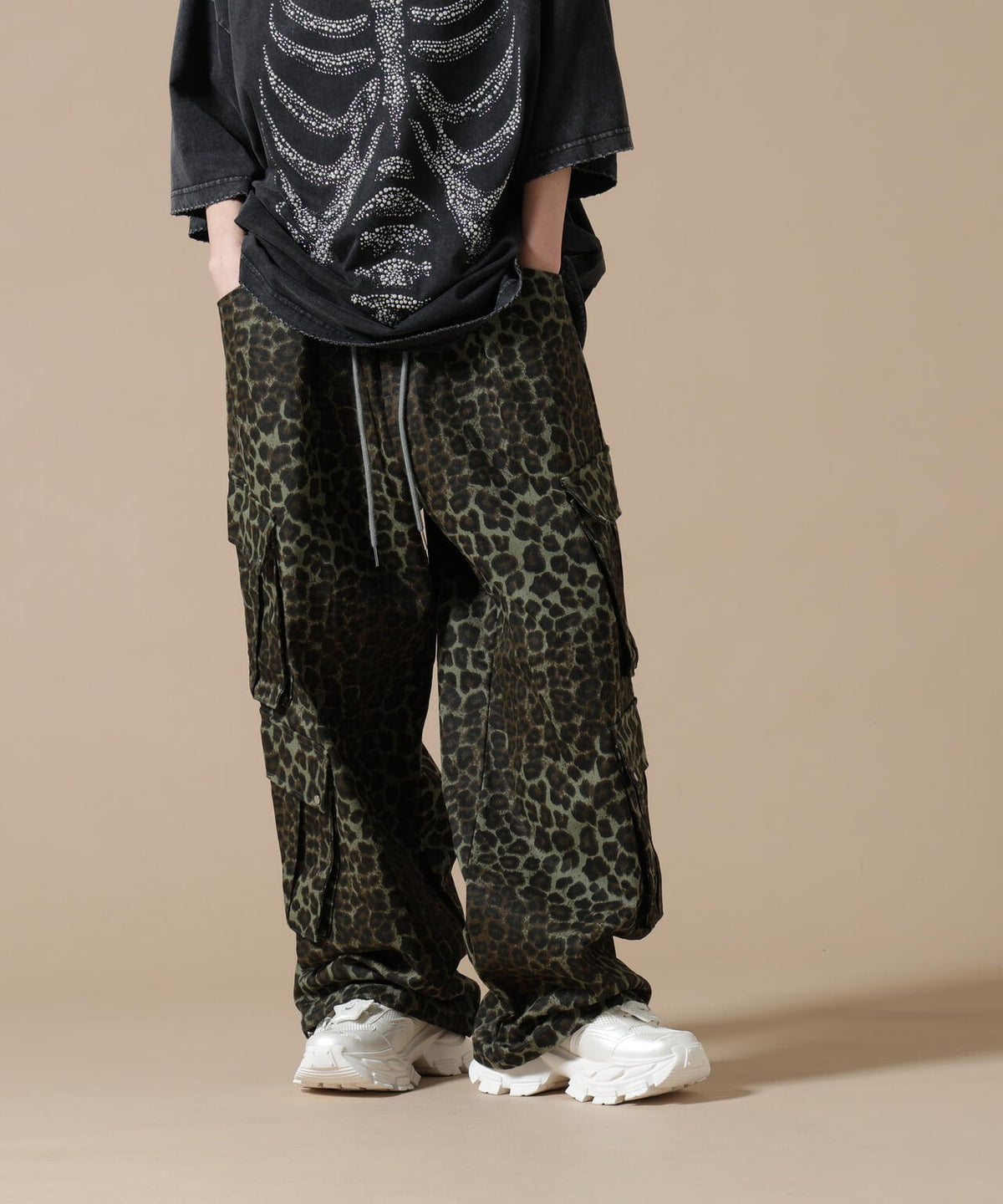 SIS/エスアイエス/Leopard Wide Pants