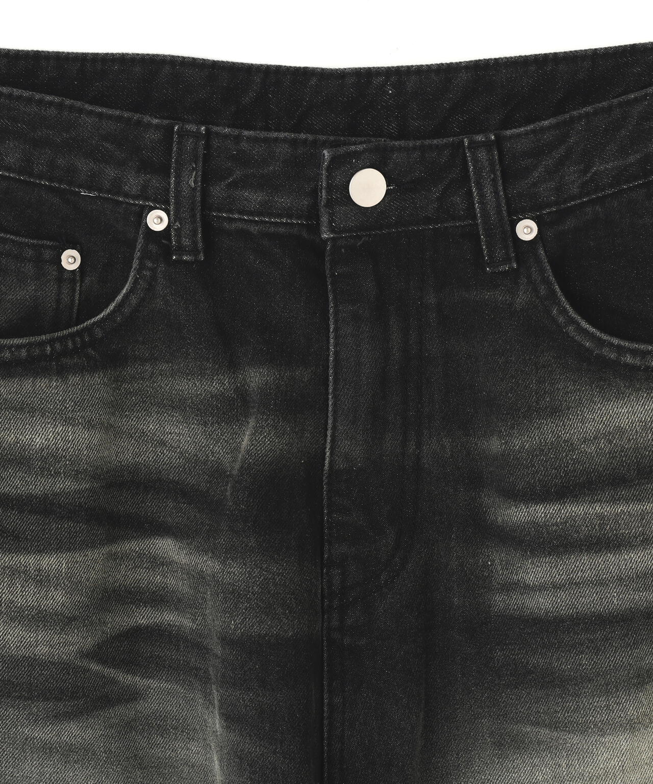 SIS/エスアイエス/Washed Wide Denim Pants