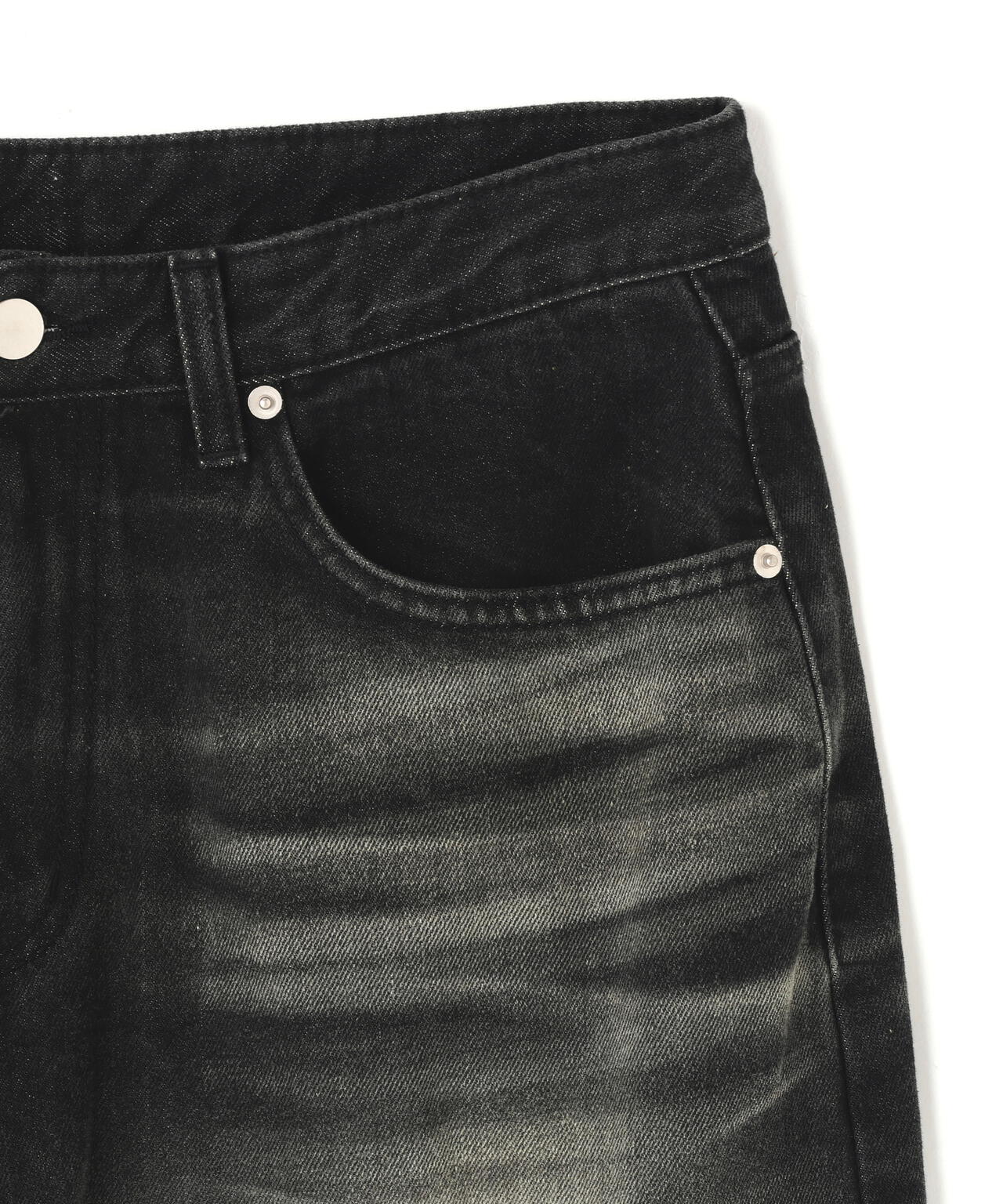 SIS/エスアイエス/Washed Wide Denim Pants