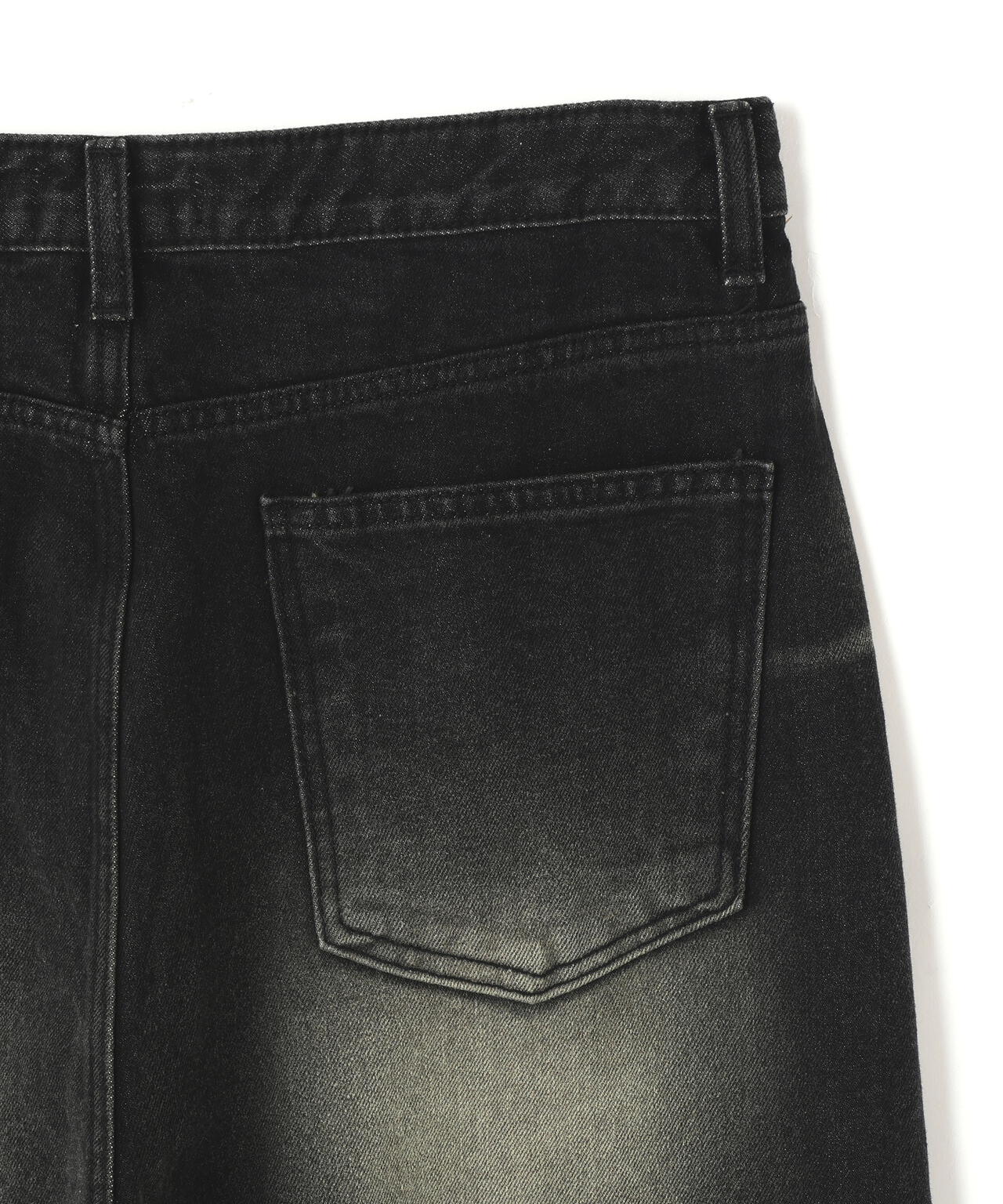 SIS/エスアイエス/Washed Wide Denim Pants