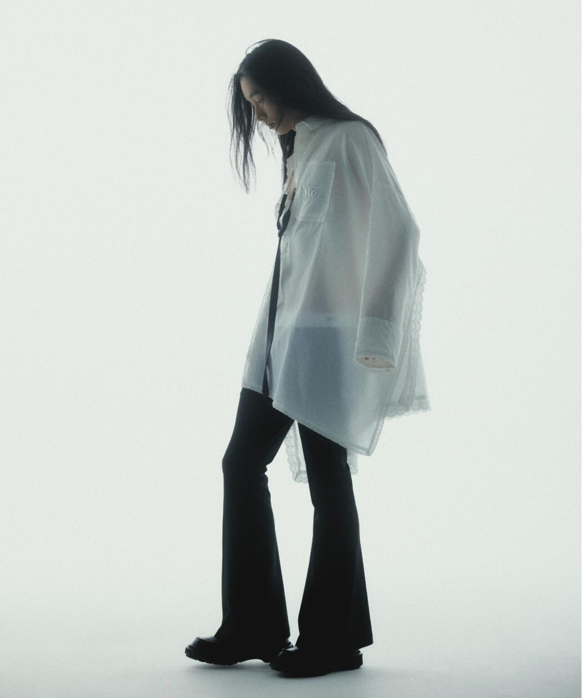 neith./ネイス/Destroyed Flare Trousers
