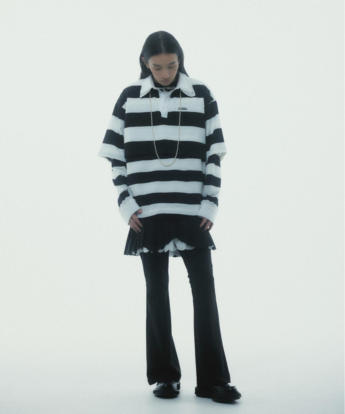neith./ネイス/Destroyed Flare Trousers