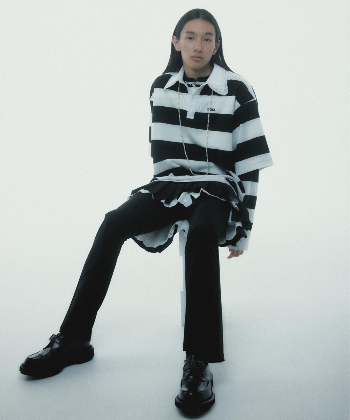 neith./ネイス/Destroyed Flare Trousers